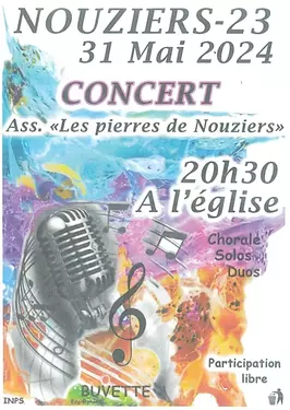 Concert à l'église de Nouziers